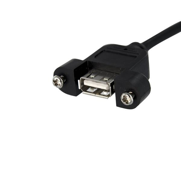 StarTech.com USB-A Verlängerungskabel (Buchse auf Buchse) – USB 2.0 (480 Mbit/s) – 0,9 m – Schwarz