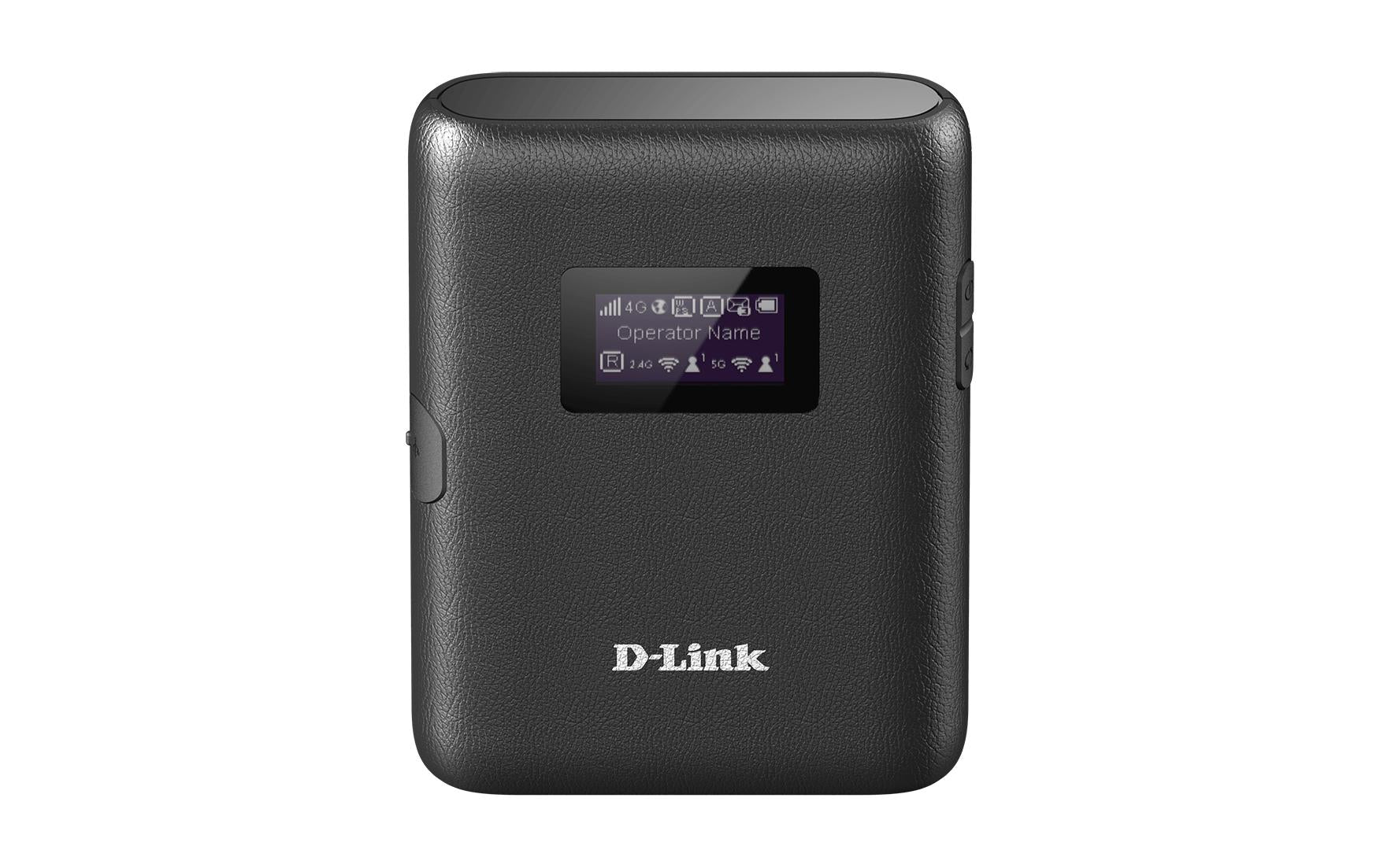 D-Link DWR-933 – Mobiler 4G-Hotspot, Wi-Fi 5, Dual-Band (2,4/5 GHz), 2800 mAh Akku, MicroSD, Schwarz