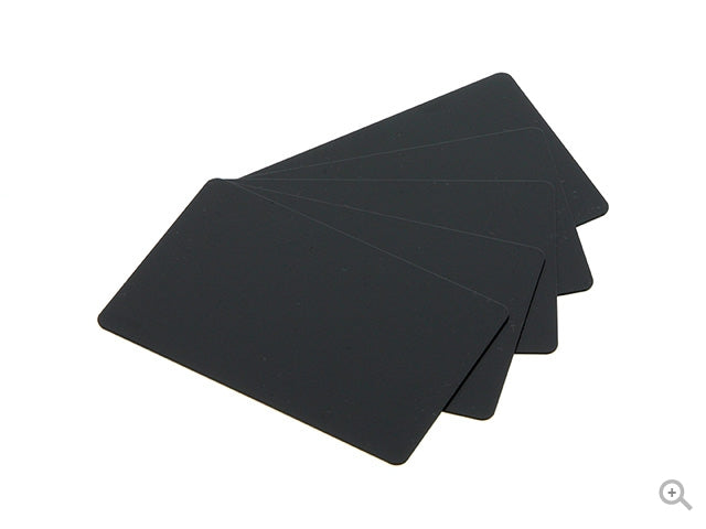 Evolis Blanko-Plastikkarte – 30 mil, C8001, schwarz, matt