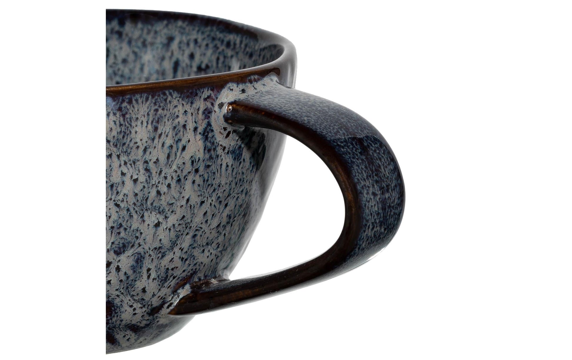 LEONARDO Kaffeetasse – 4er Set, 290 ml, Ø 10,4 cm, H 6,0 cm, Keramik, Anthrazit, spülmaschinenfest