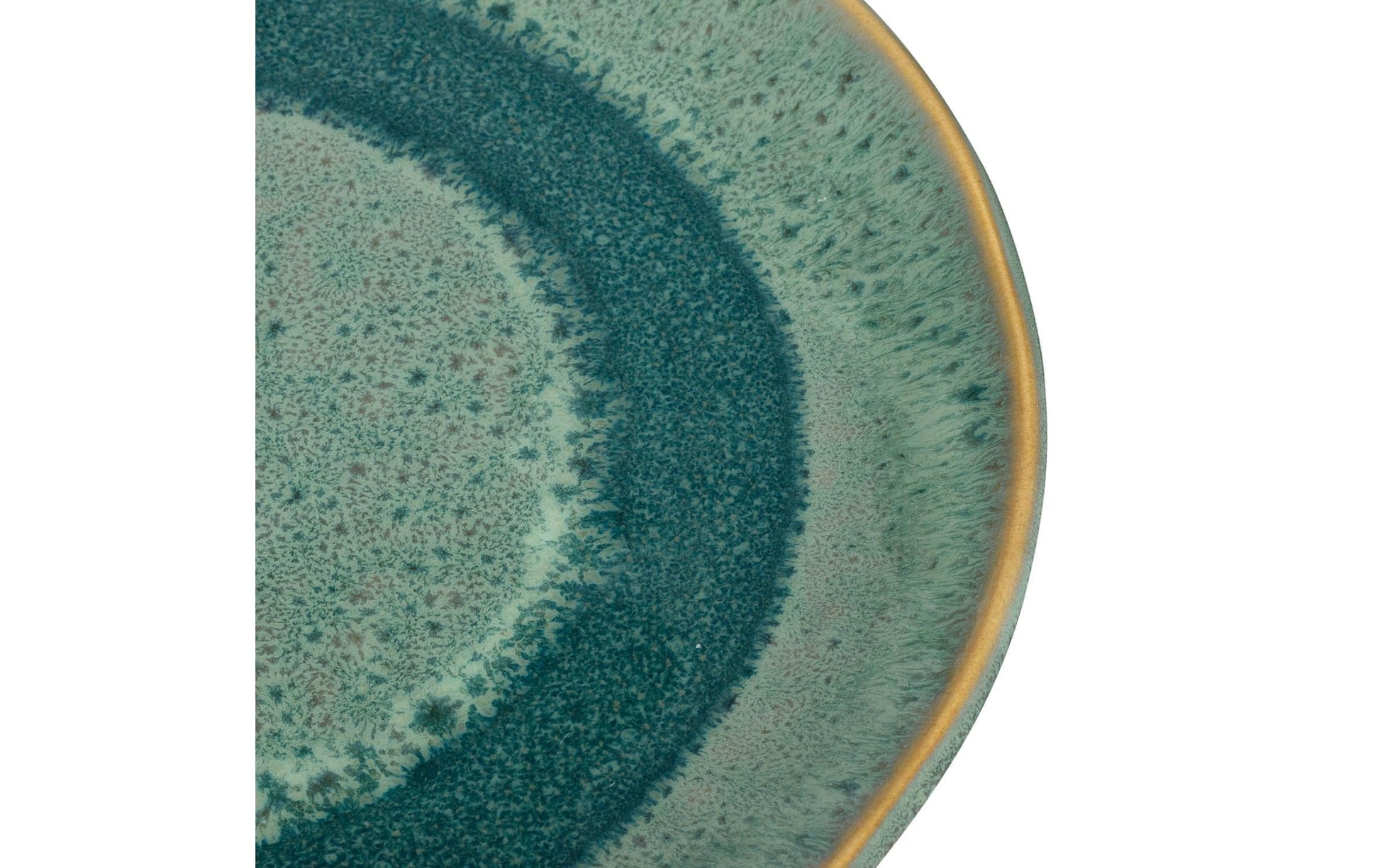 LEONARDO Speiseteller – Keramik, grün, spülmaschinenfest, mikrowellenfest, 6 Stück