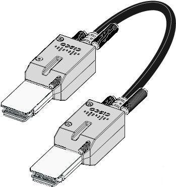 Cisco STACK-T2-3M – Stacking-Kabel, 3 m, Schwarz