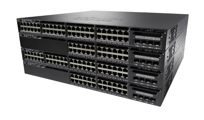 Cisco WS-C3650-48PD-L – Managed Switch – 48×GbE, 4×SFP+, L3, PoE+ 390 W, 1U