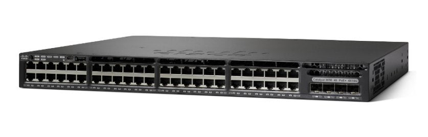 Cisco Catalyst C3650-48TS-E – Managed Switch – 48×GbE, 4×SFP, L3, 1U