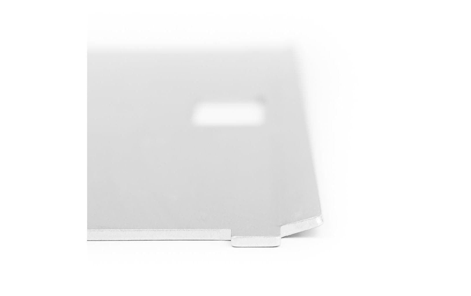 FENNEK Grillplatte – 28 × 18 × 0,5 cm, Edelstahl