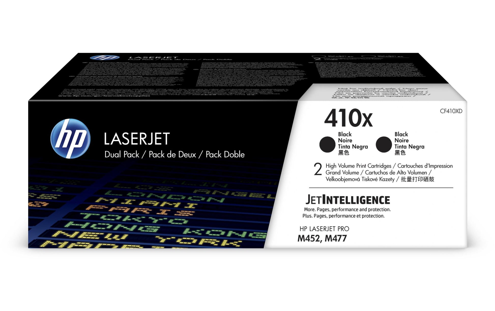 HP Toner-Multipack 410X – Schwarz, 6500 Seiten