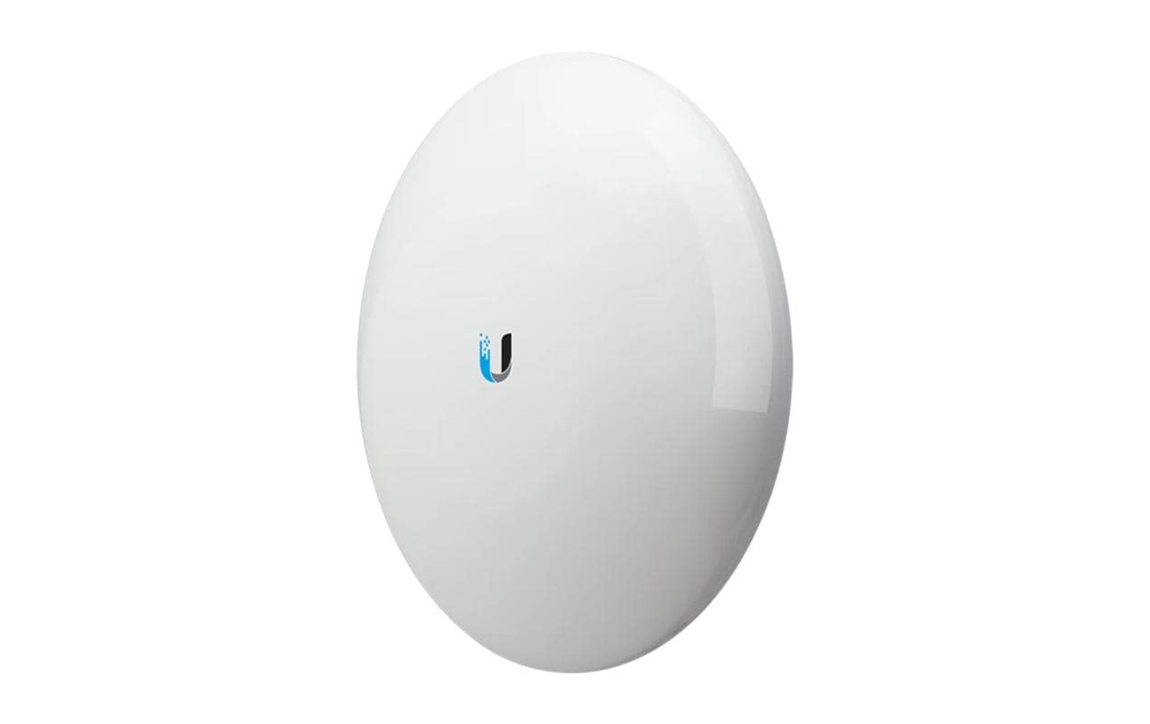 Ubiquiti airMAX NanoBeam ac – 2,4 GHz Funkbrücke, 13 dBi, 1× GbE, PoE-Adapter, Weiss