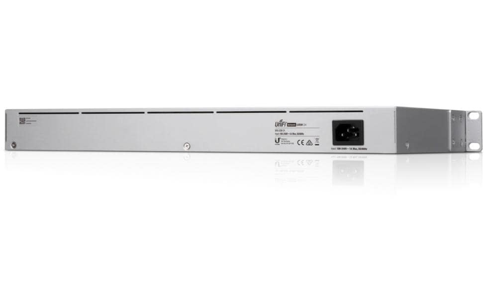 Ubiquiti USW-24 – Managed Switch – 24×GbE, 2×SFP, L2, 19" Rack
