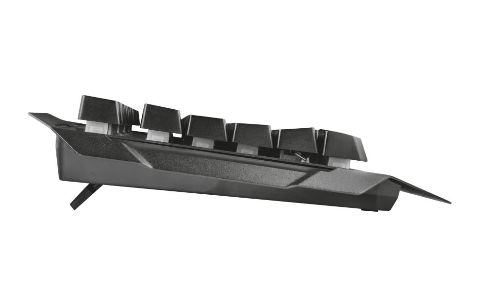 Trust GXT 856 Torac – Gaming-Tastatur – Membran – kabelgebunden – USB-A – QWERTZ (CH) – RGB – schwarz