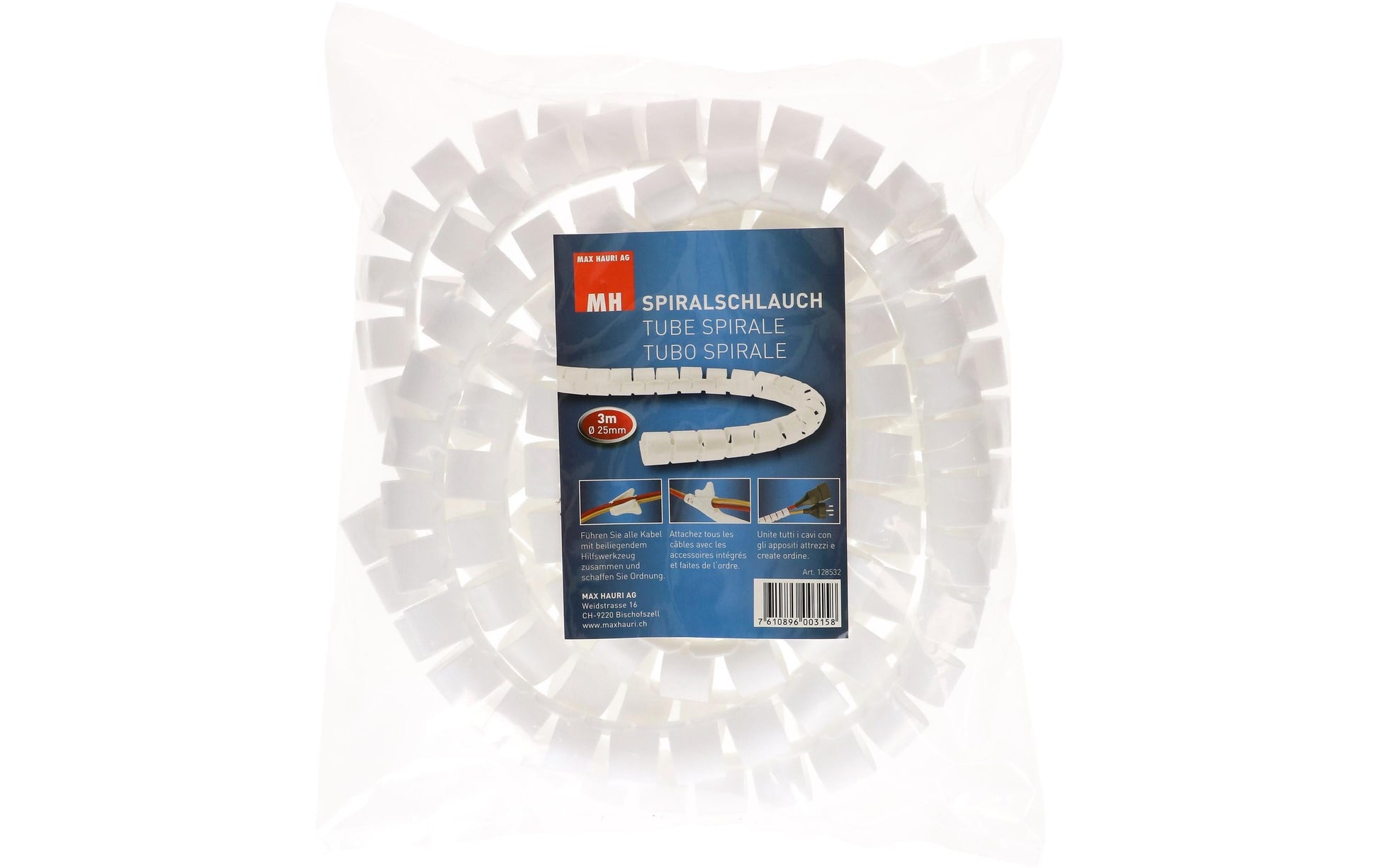 Max Hauri AG Max Hauri – Kabelbox, weiss