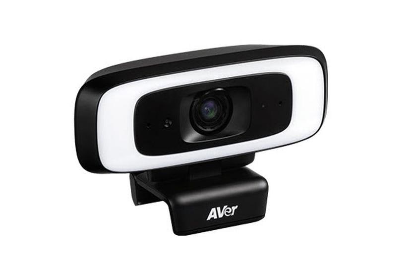 AVer CAM130 Webcam – 4K Ultra HD, 30 fps, Auto-Framing – Schwarz/Weiss