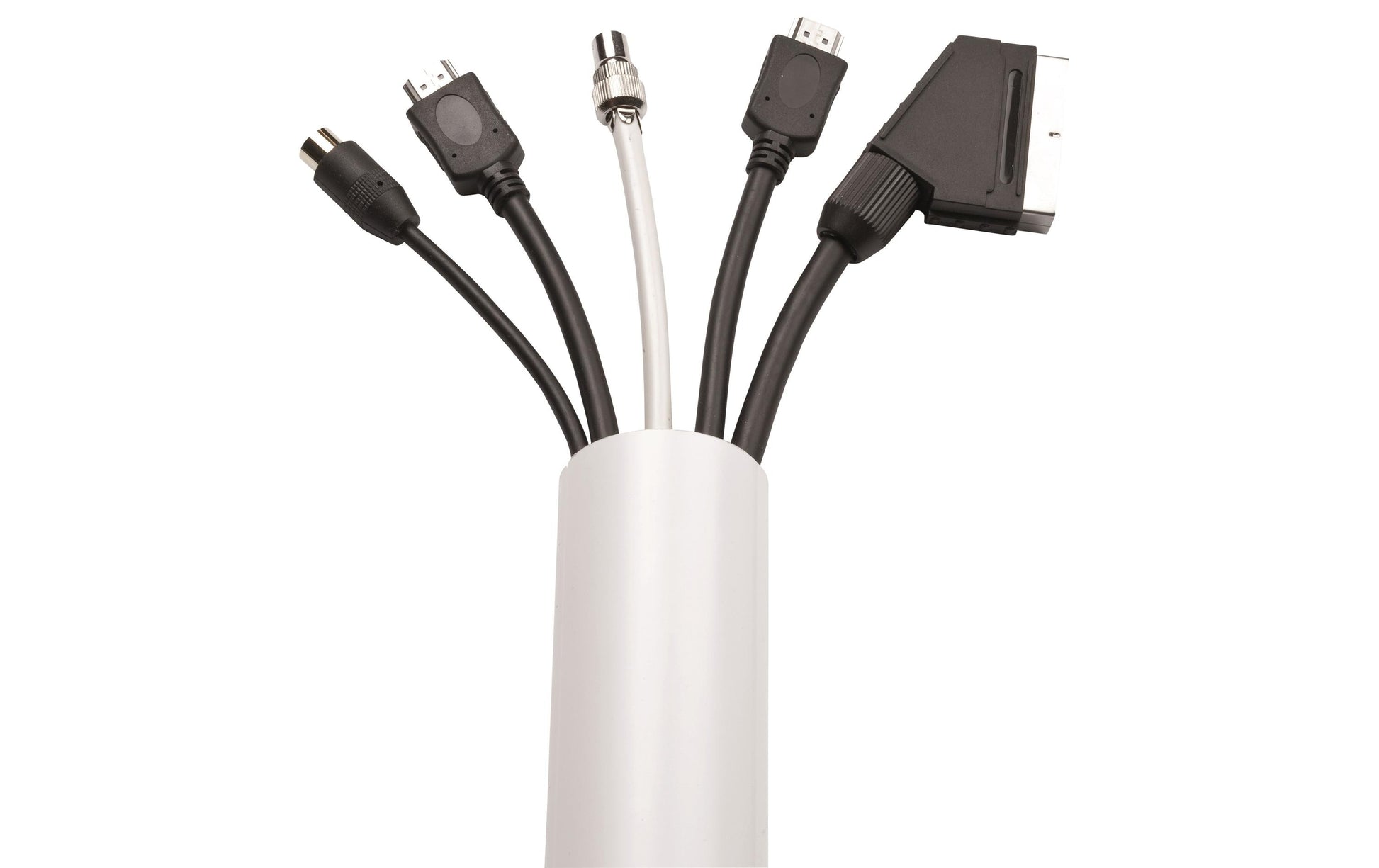 Steffen D-Line Kabelkanal 50 × 25 mm – 1 m – selbstklebend – weiss – Kunststoff