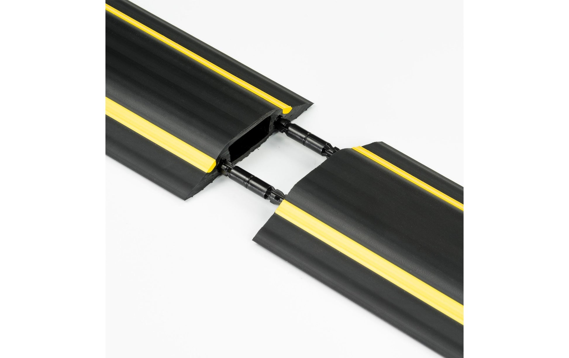 Steffen D-Line 100DLK18083 Kabelbrücke – 1,8 m – Aussen 83×14 mm – Kunststoff – Schwarz, selbstklebend