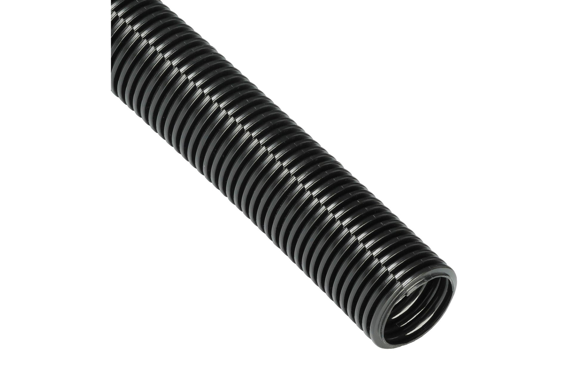 Steffen Kabelschlauch – Ø 32 mm – 1,1 m – Kunststoff – Schwarz, zuschneidbar, 1 Stk.