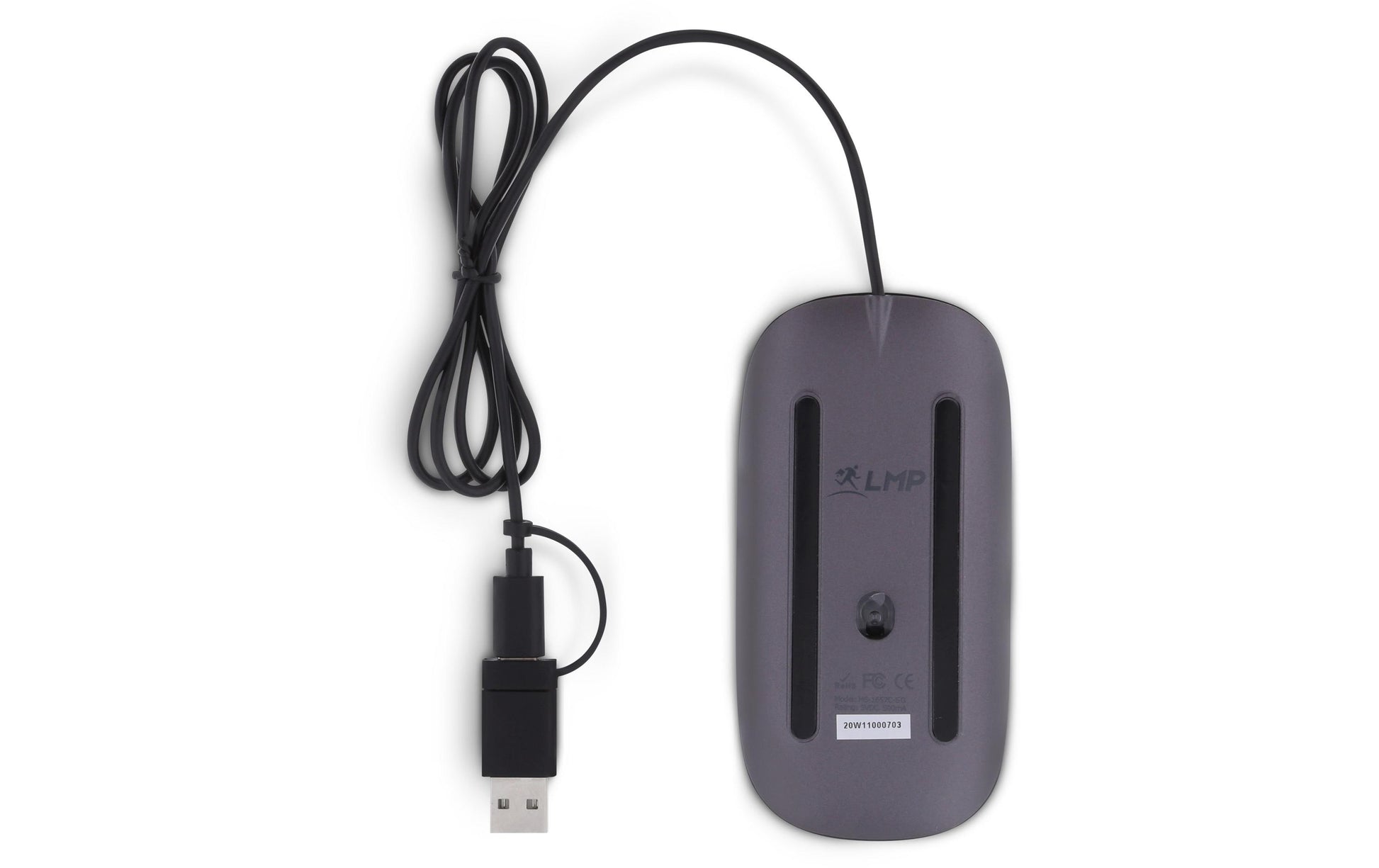 LMP Easy Mouse – Maus – Kabelgebunden (USB‑A), 1600 DPI, beidhändig