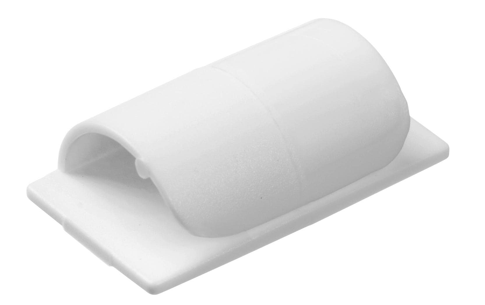Steffen Kabelhalter, selbstklebend, 6er-Pack – weiss