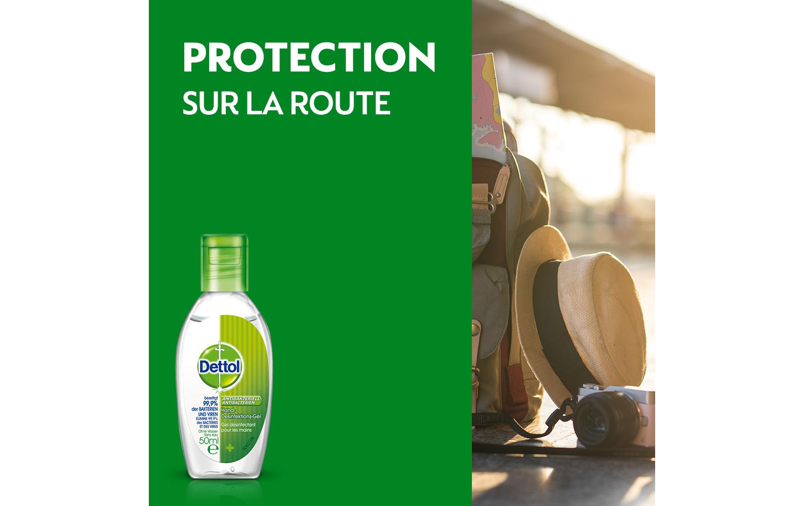 Dettol Händedesinfektionsgel – Flasche – 50 ml