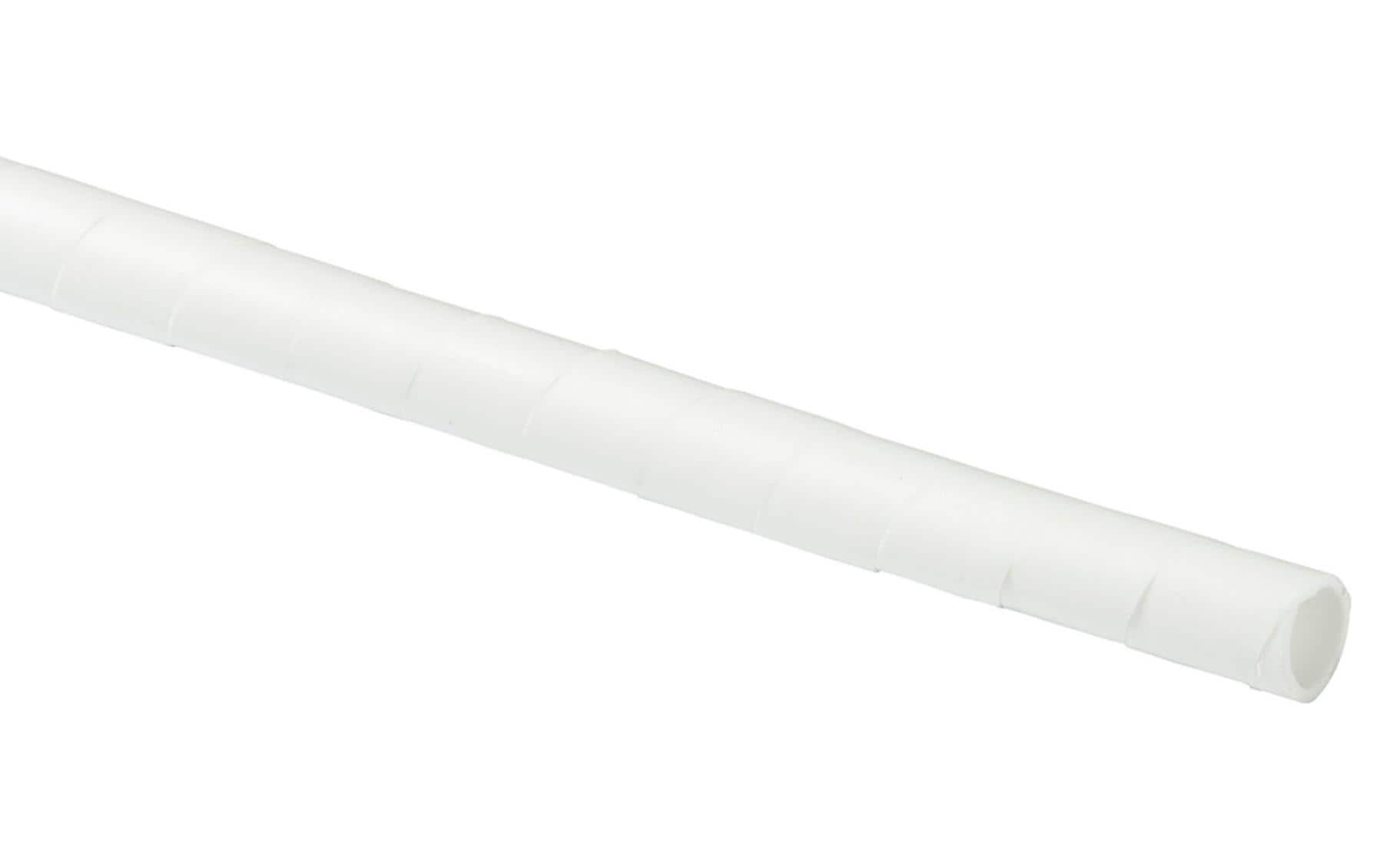 Steffen 100DT45589 Kabelschlauch – Ø 10–40 mm – 2,5 m – Kunststoff – Weiss