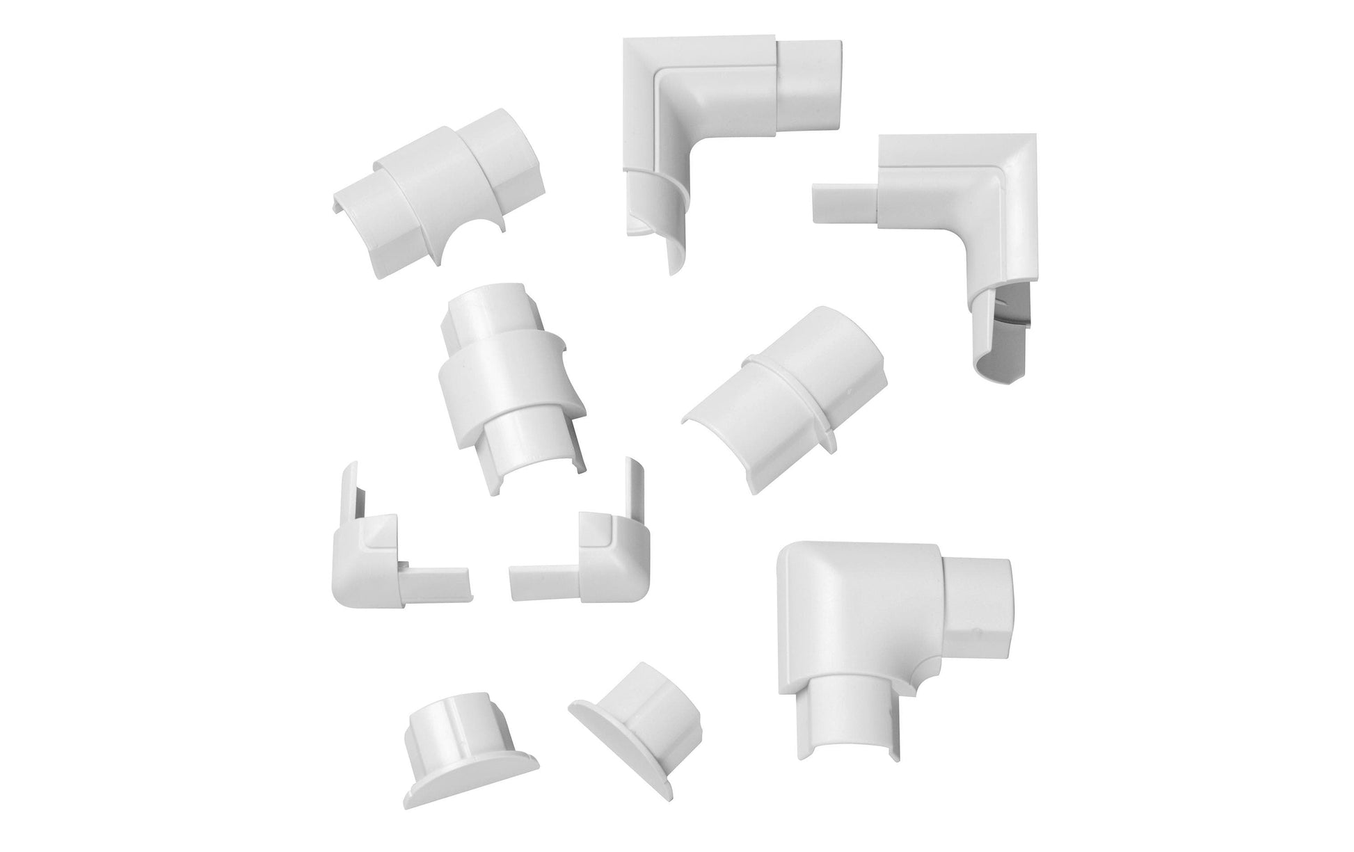 Steffen Kabelhalter, Durchführung, 10er-Pack, 30×15×30 mm – weiss