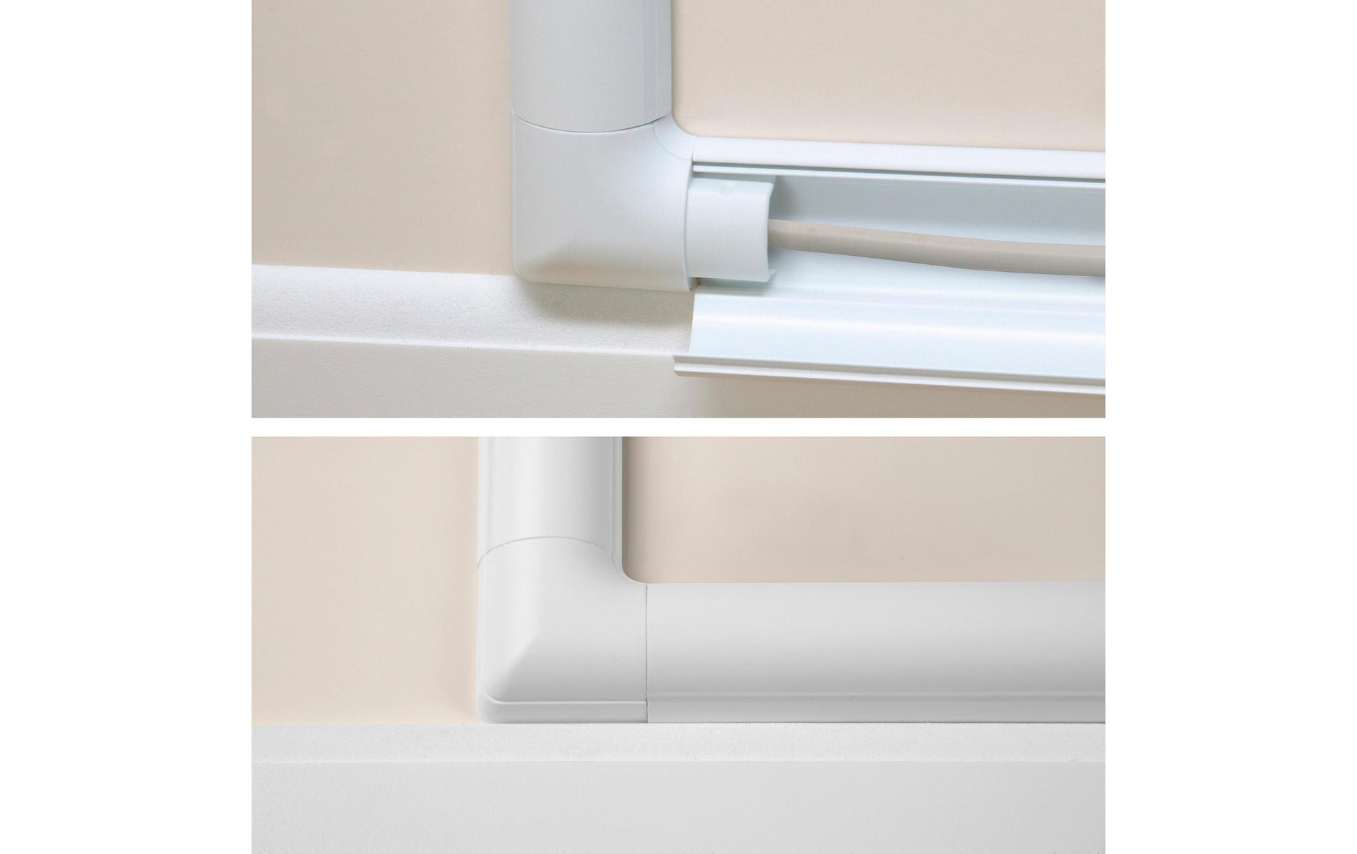 Steffen Kabelhalter, Durchführung, 10er-Pack, 30×15×30 mm – weiss