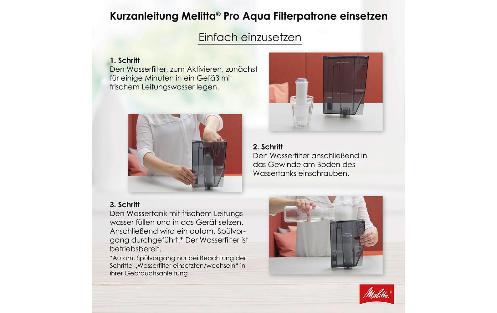 Melitta Wasserfilterkartusche – für Kaffeevollautomaten Caffeo