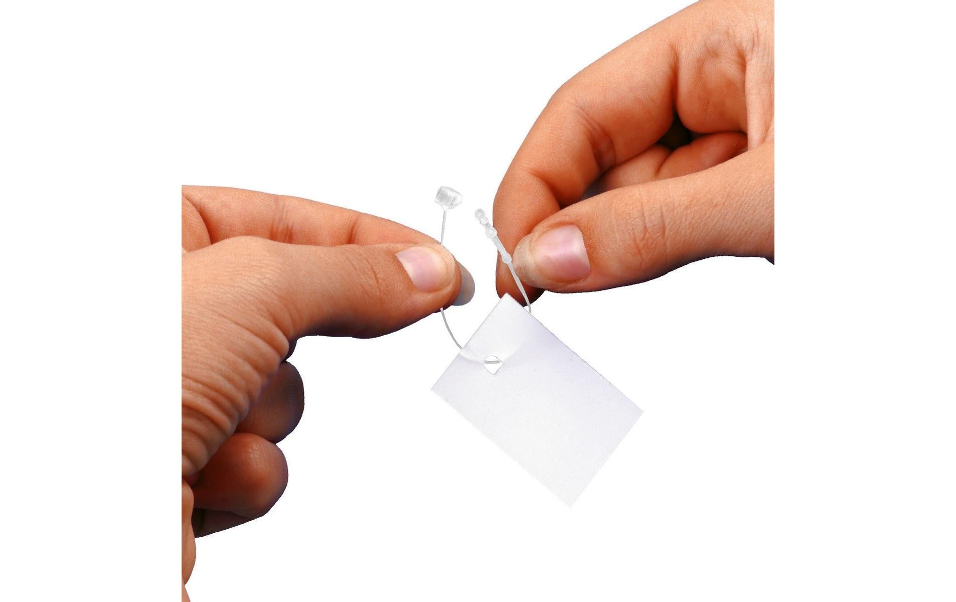Sigel Nylonfaden – 125 mm, transparent, für Hängeschilder, 1000er-Pack