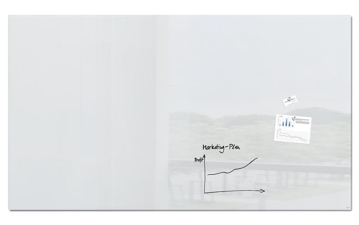Sigel Whiteboard – 240 × 120 cm, Glas, magnetisch, Wandmontage