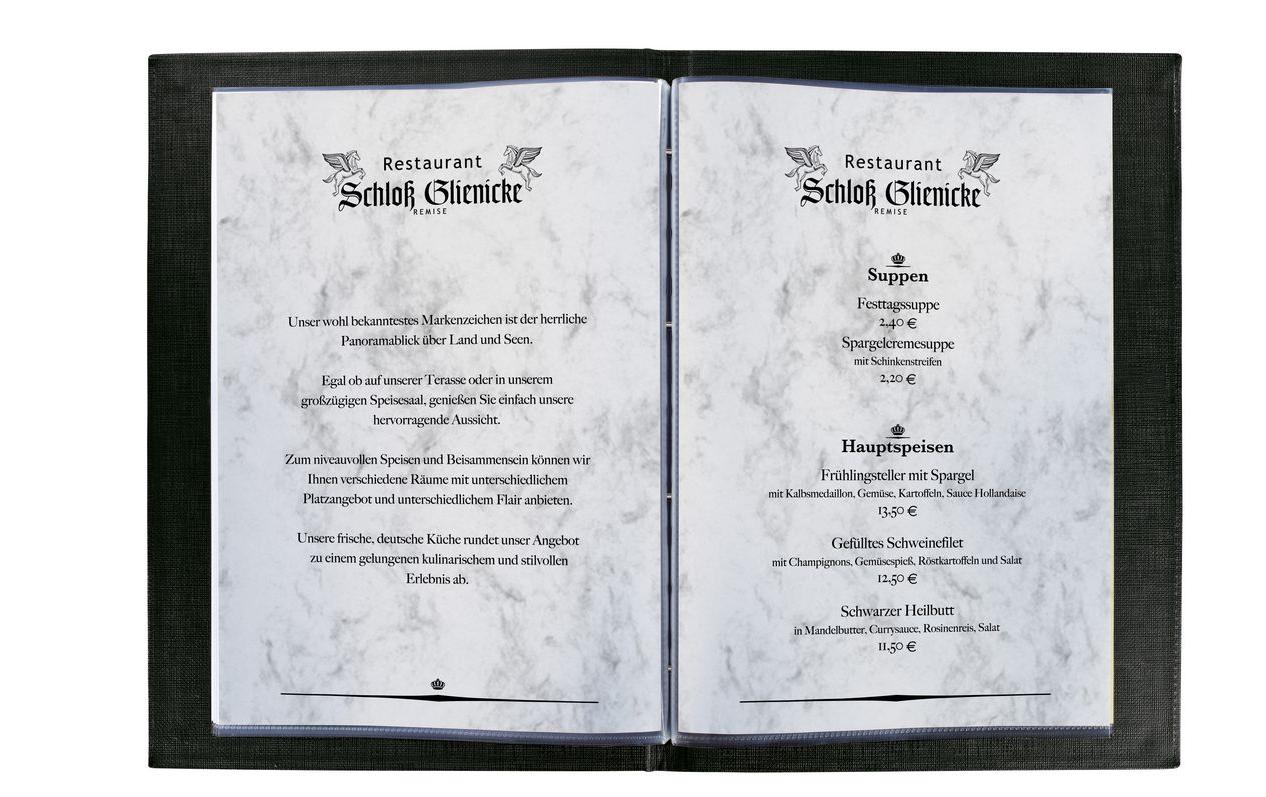 Sigel Marmorpapier Grau – A4, 200 g/m², 50 Blatt