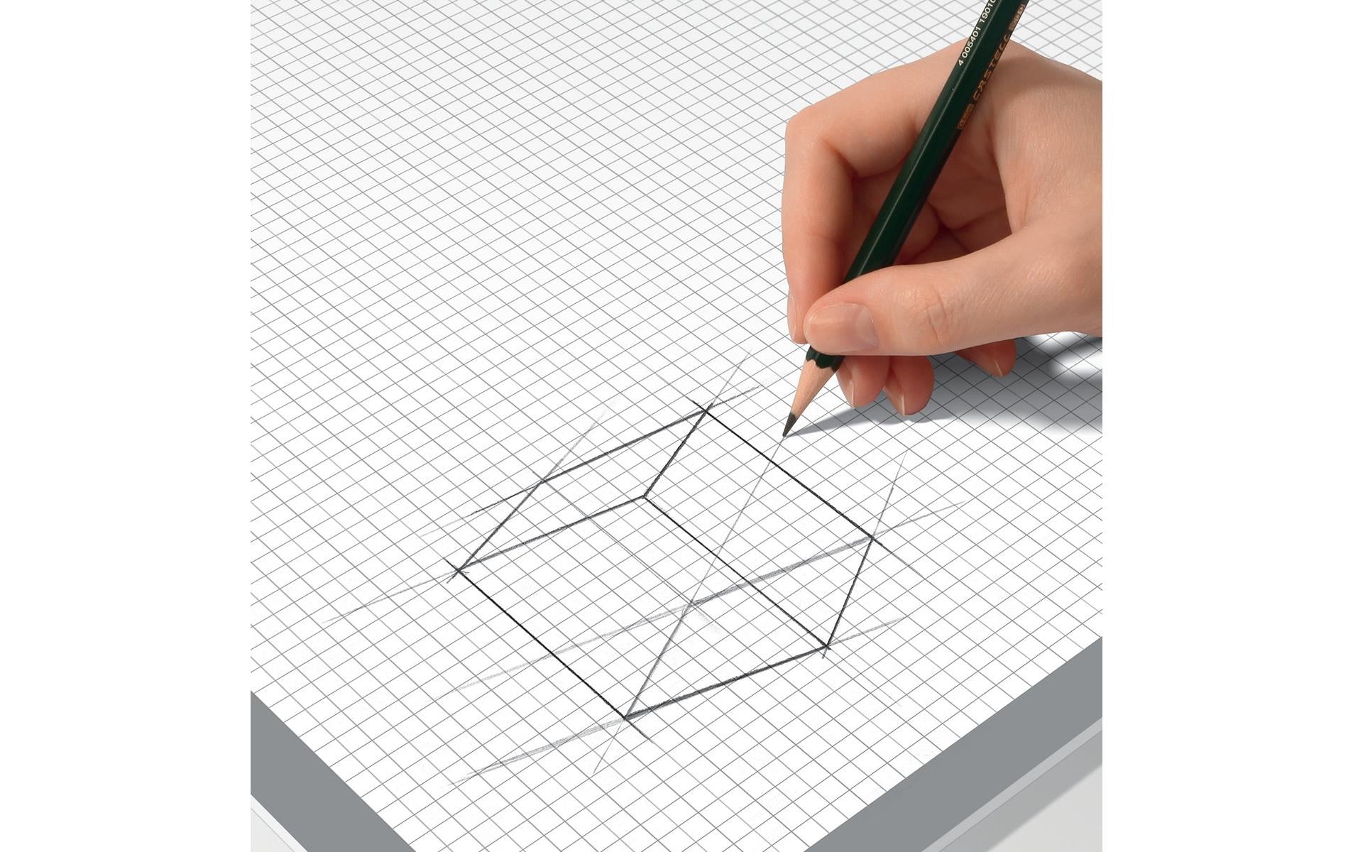 Sigel Schreibunterlage – kariert 5 mm – 595 × 410 mm – Papier