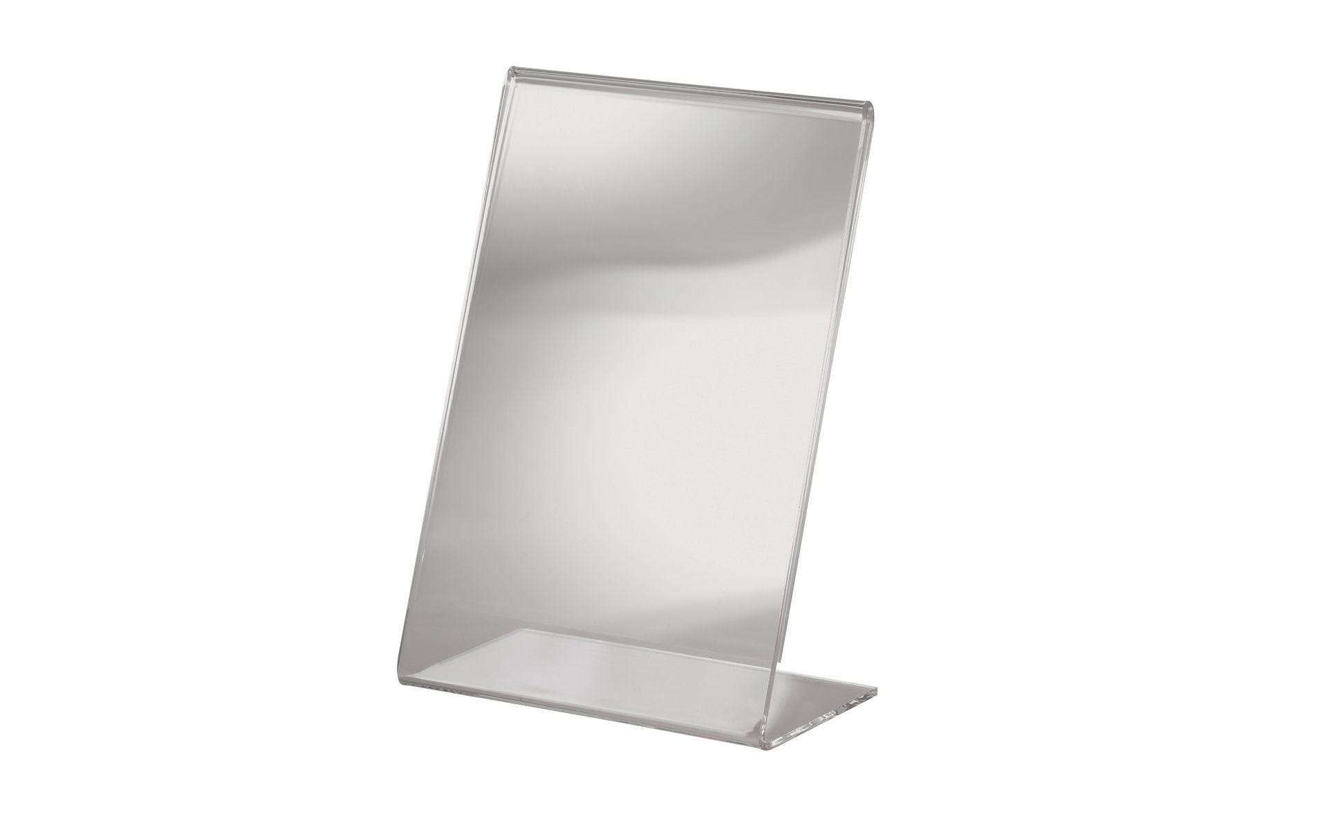 Sigel Tischaufsteller – für A6 – Hochformat – Transparent – Acryl – 106×155×53 mm – 1 Stk.