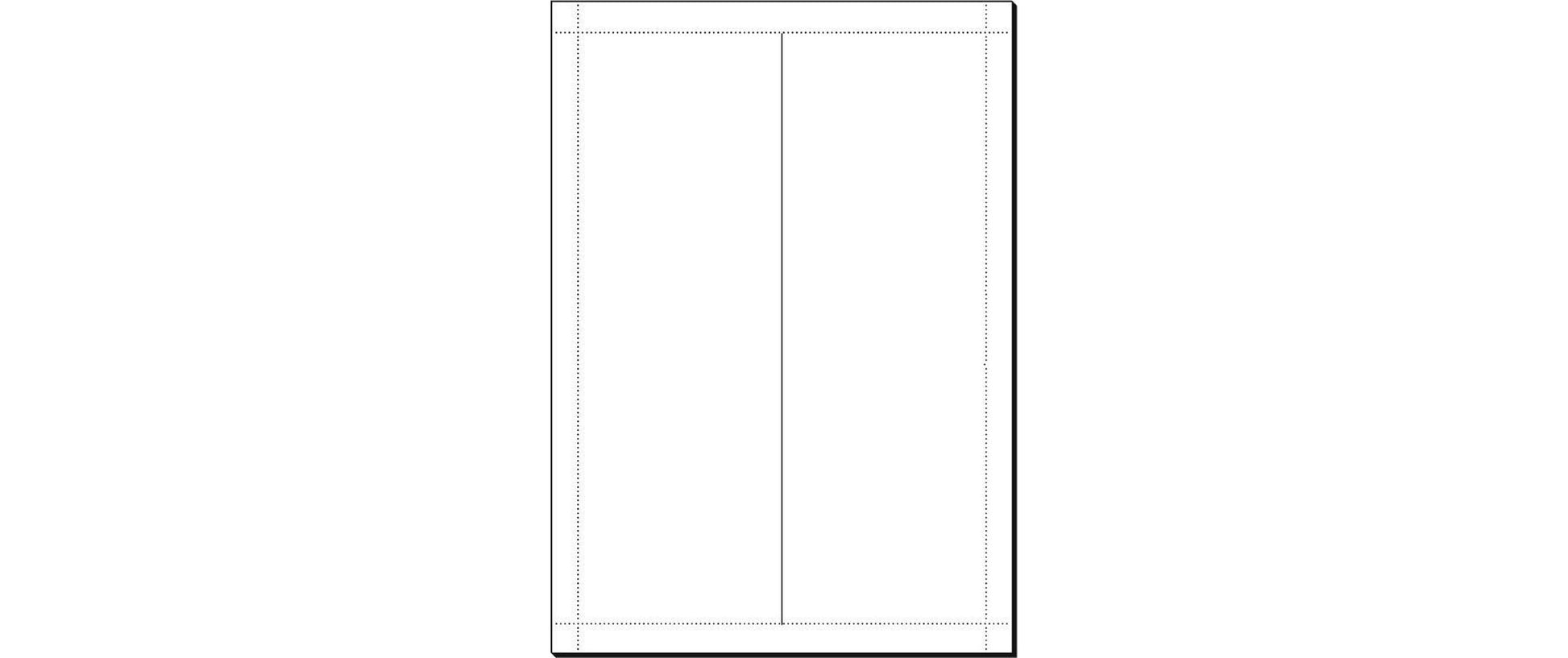 Sigel Tischkarten 240 × 180 mm, 185 g/m², weiss, Papier, vorgefalzt – für Inkjet, Laser, Kopierer – 20 Karten