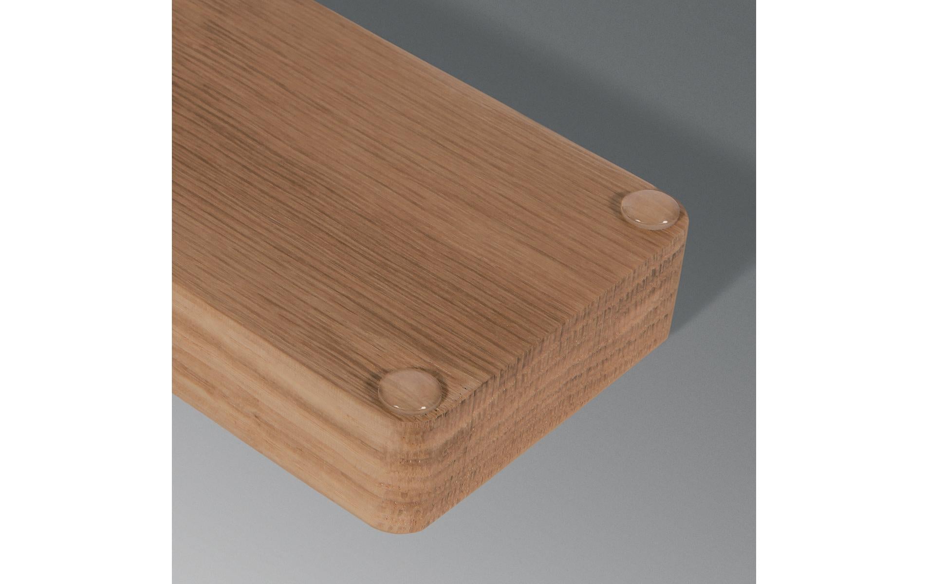 Sigel Visitenkarten-Aufsteller – Holz, Eiche, 206 × 22 mm – für 60 Visitenkarten
