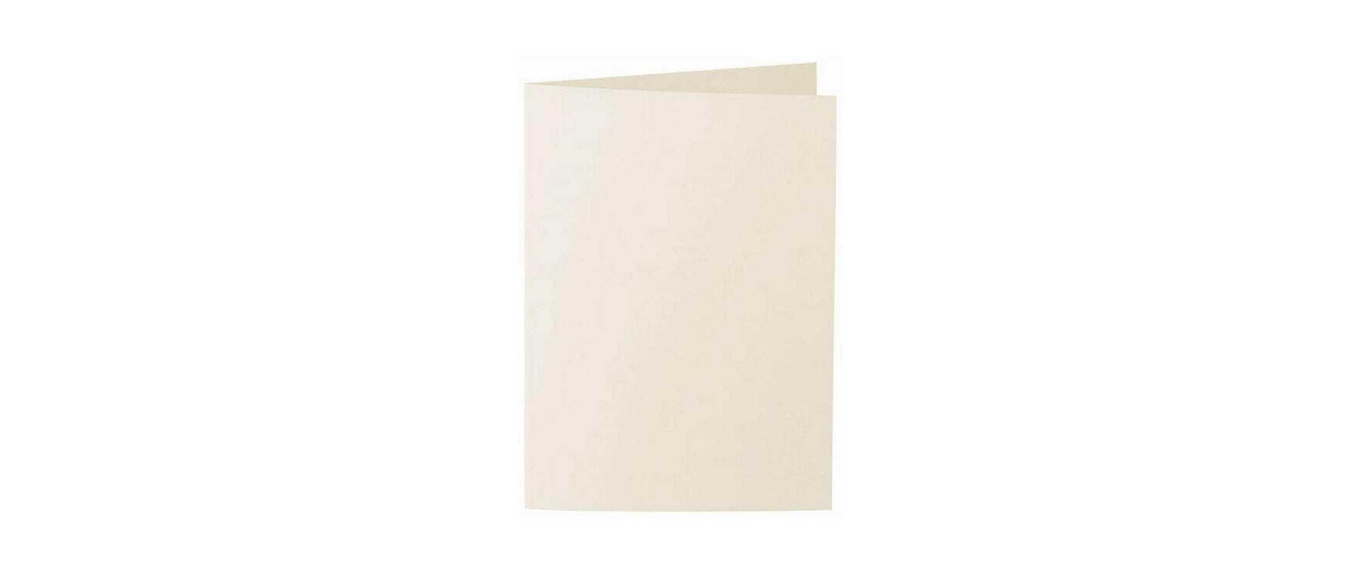 Artoz Klappkarten-Set – A5, 220 g/m² Papier, cremefarben – 5 Stk