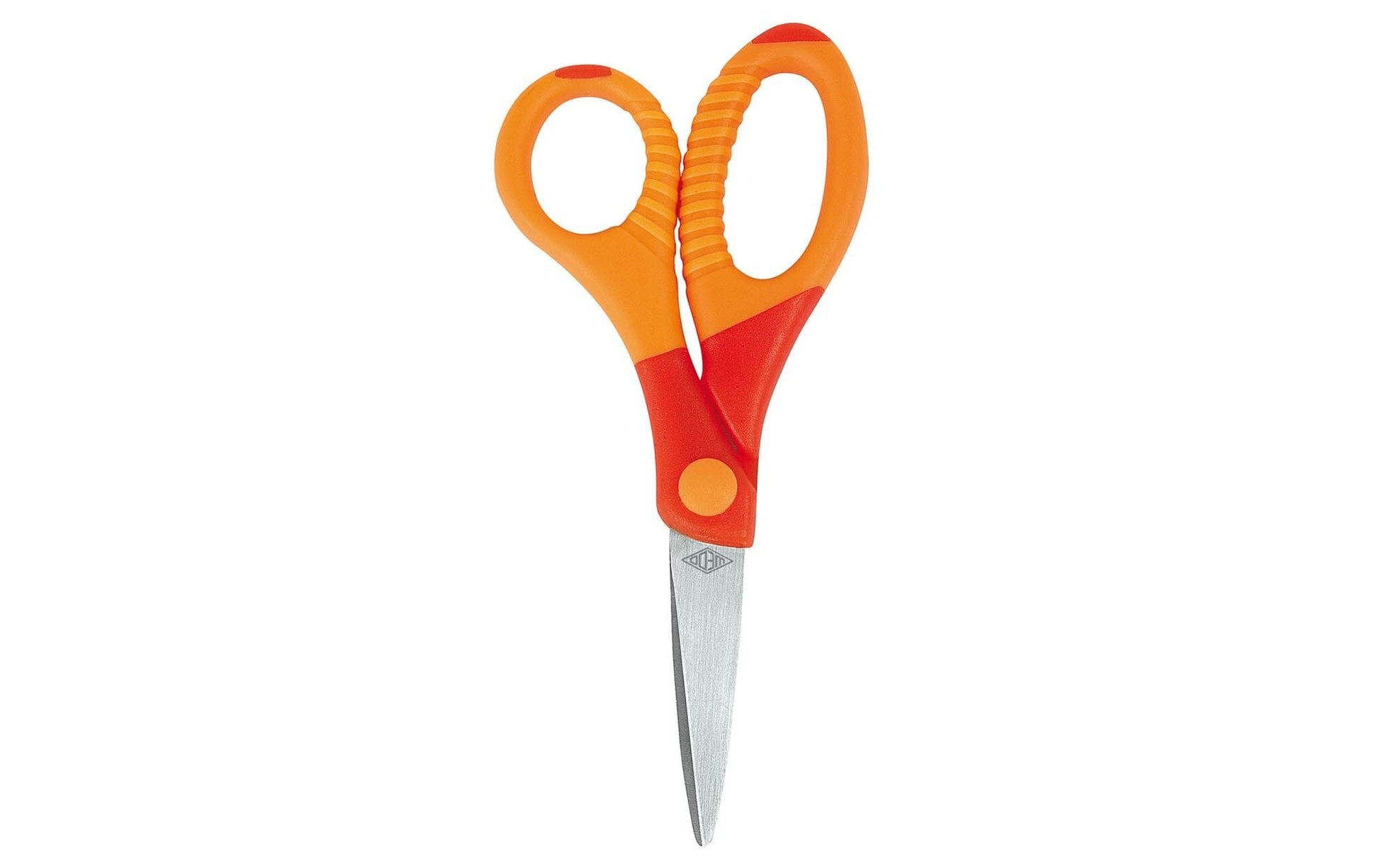 Wedo Kinderschere – 13 cm, Edelstahl, für Rechts- und Linkshänder, abgerundete Spitzen, Kunststoff, mehrfarbig