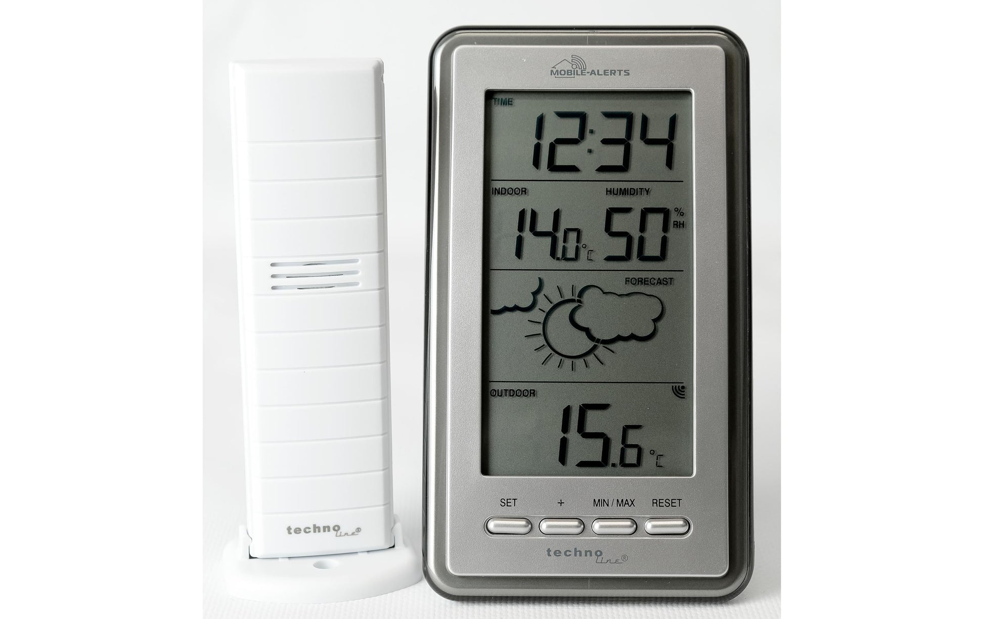 Technoline Mobile Alerts MA 10430 – Wetterstation, Aussentemperatur – Schwarz