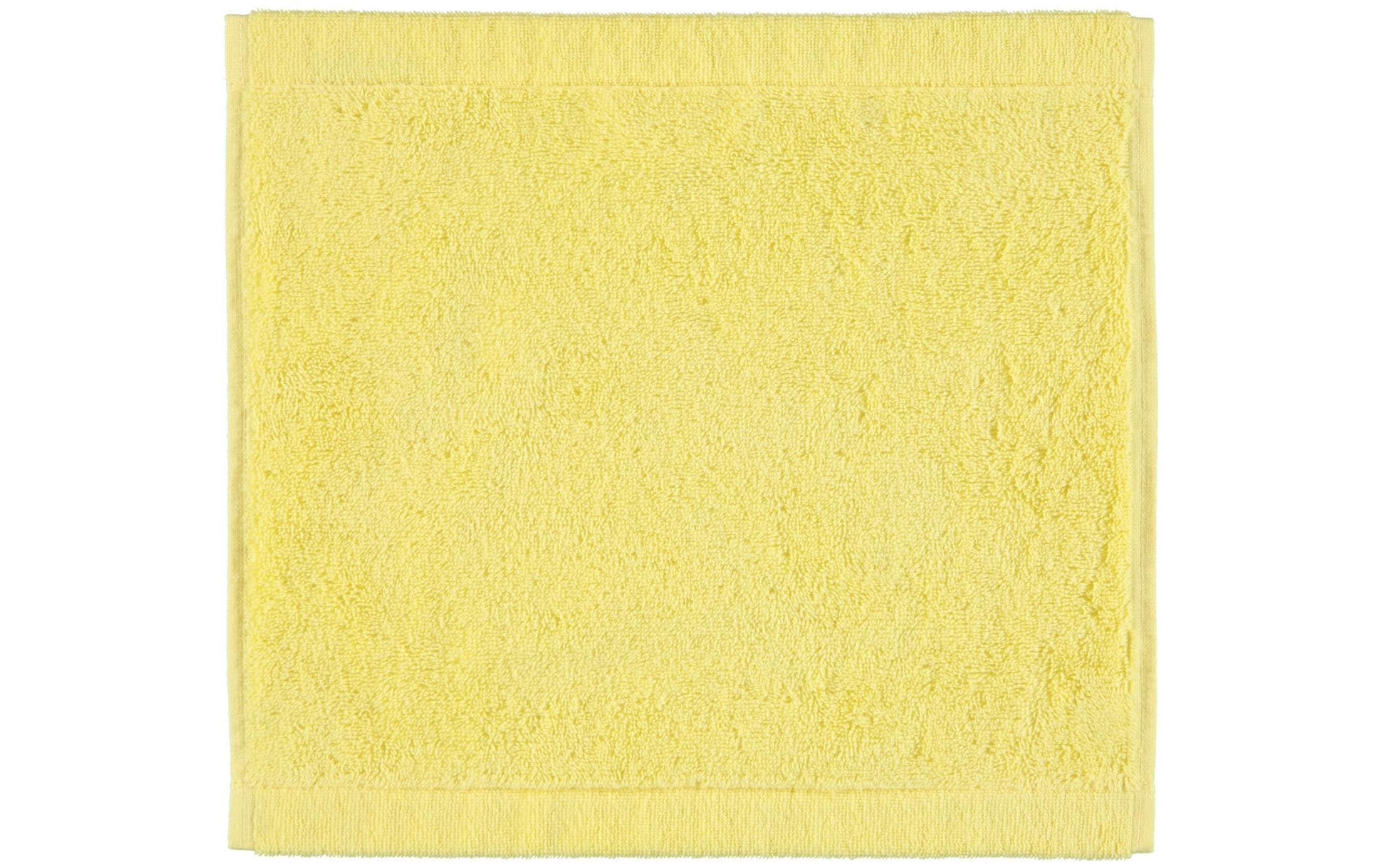 Cawö Waschlappen – 30×30 cm, Baumwolle, Gelb