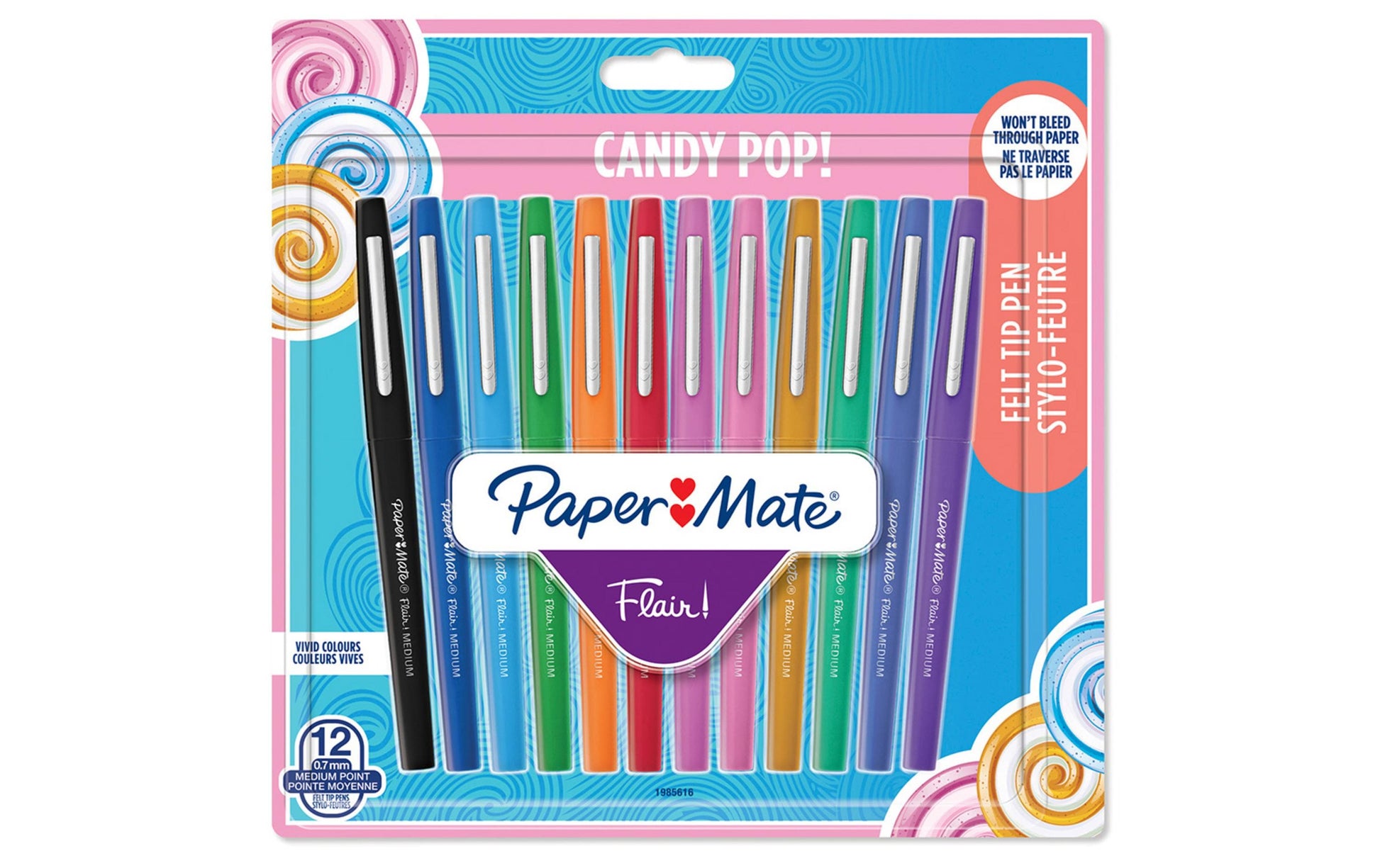 Papermate Filzstifte Flair, Strichbreite 0,7 mm, 12 Farben