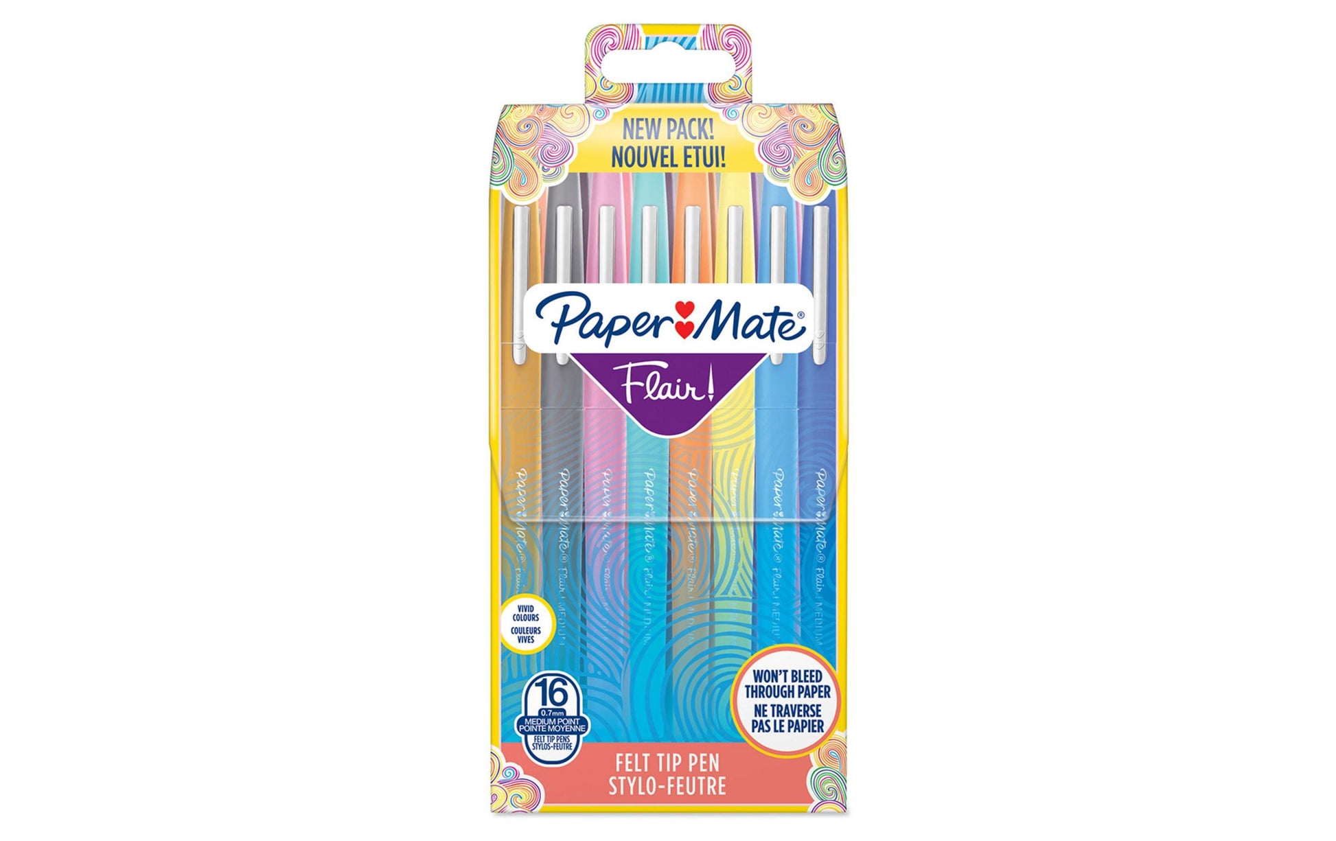 Papermate Filzstifte, Strichbreite 0,7 mm, 16 Farben