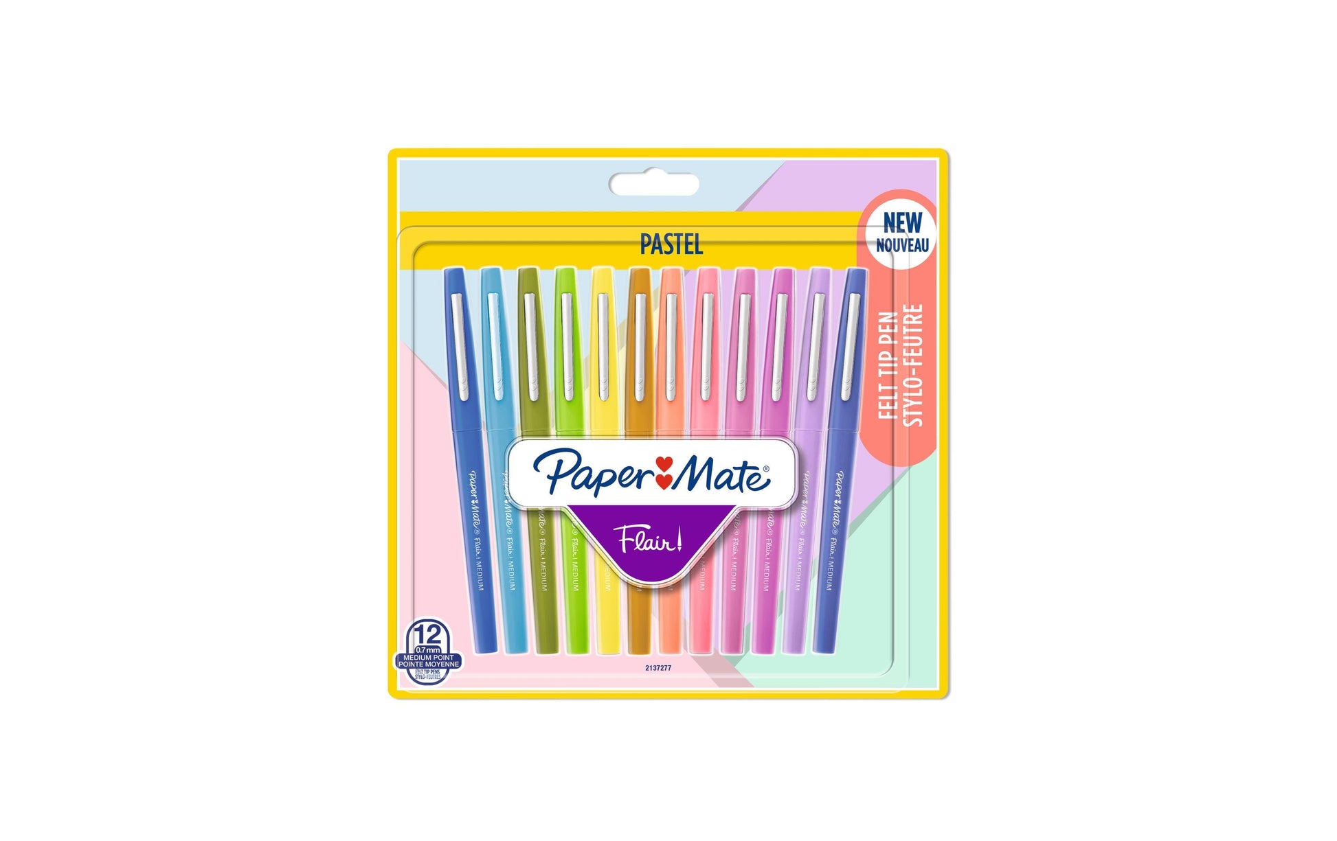 Papermate Filzstifte, Strichbreite 0,7 mm, 12 Farben