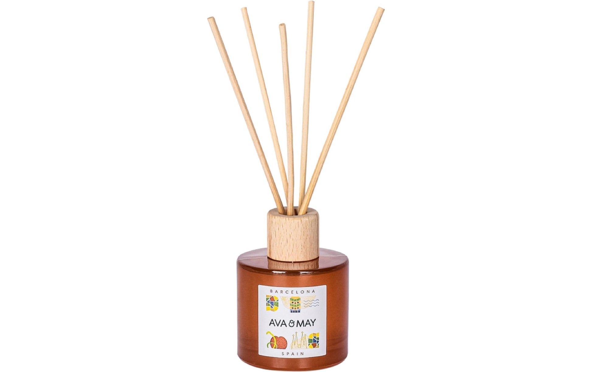 AVA & MAY Duftstäbchen Barcelona Mehrfarbig – 100 ml