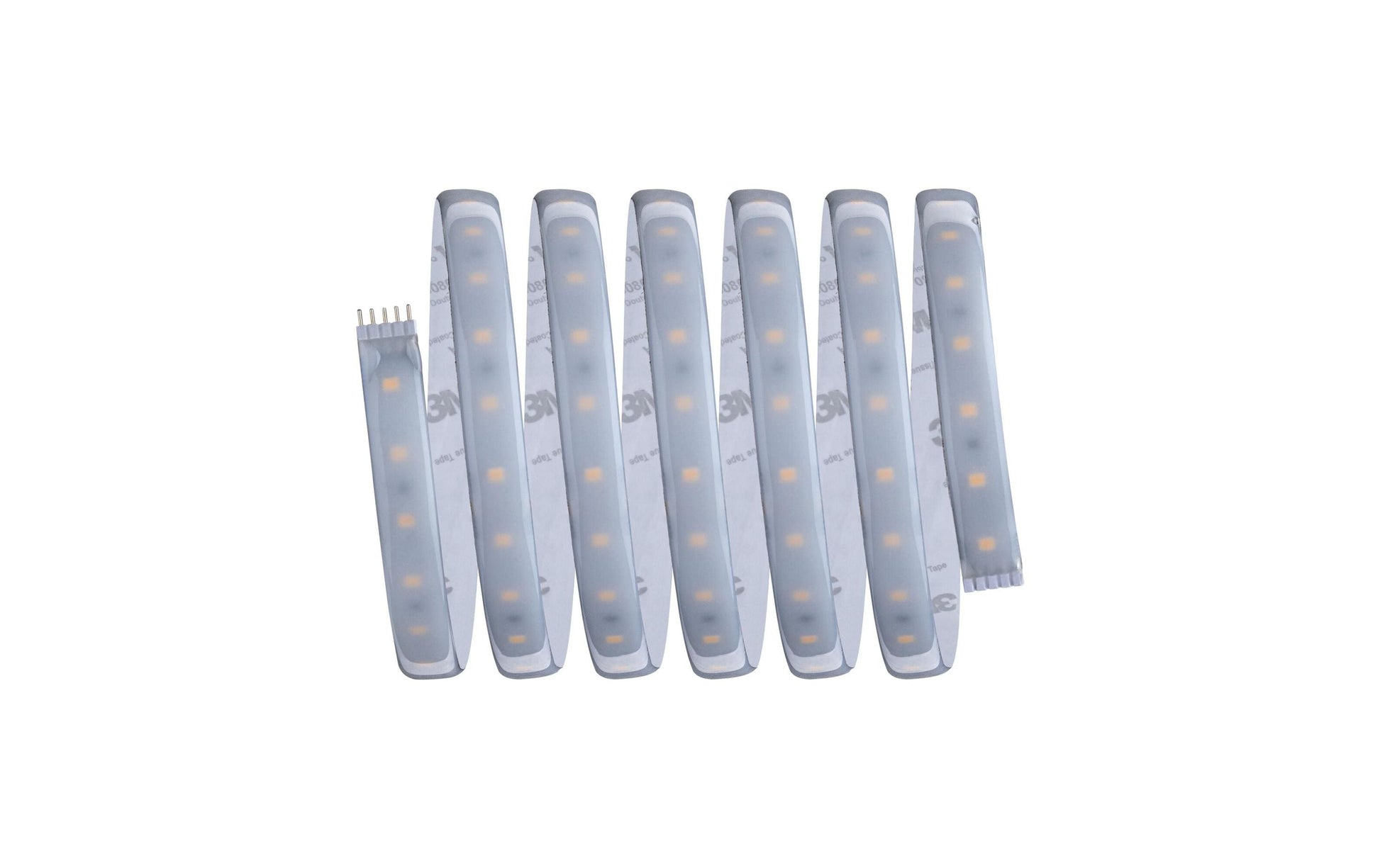 Paulmann LED-Strip MaxLED 500 – 2,5 m, 1100 lm, 15 W, 2700 K, dimmbar, IP44, weiss, fest verbaut
