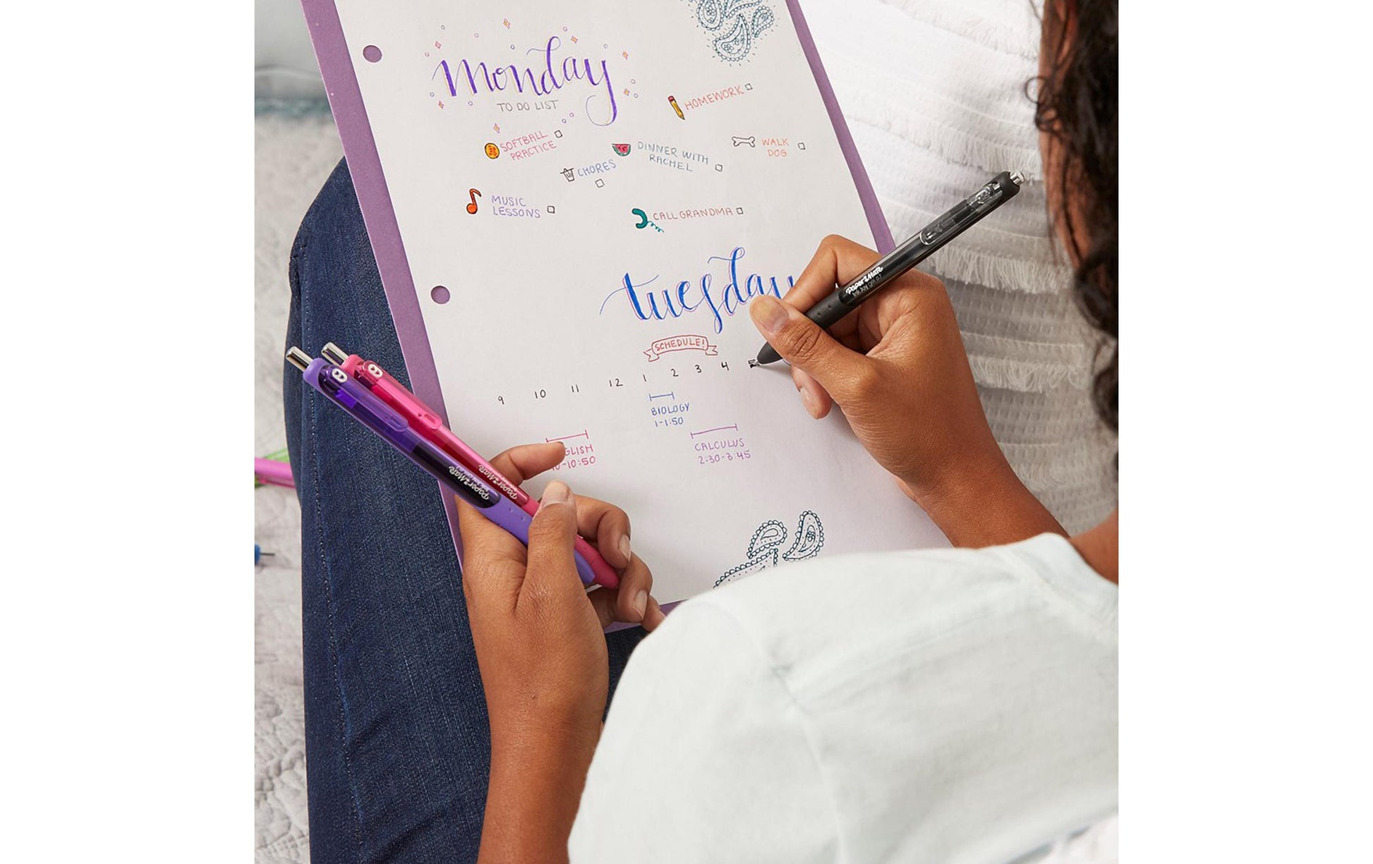 Papermate Paper Mate InkJoy Gel RT Gelschreiber 14er Set – sortierte Farben, Strichstärke 0,7 mm, schnelltrocknend