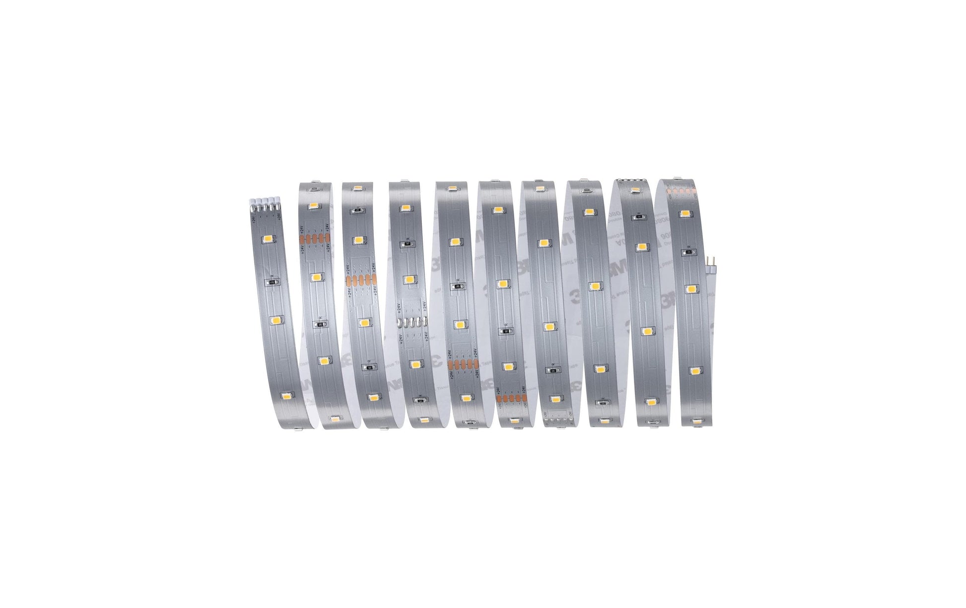 Paulmann LED-Strip MaxLED 250 – Set, 3 m, 900 lm, 12 W, 2700 K, dimmbar, weiss, inkl. Netzteil