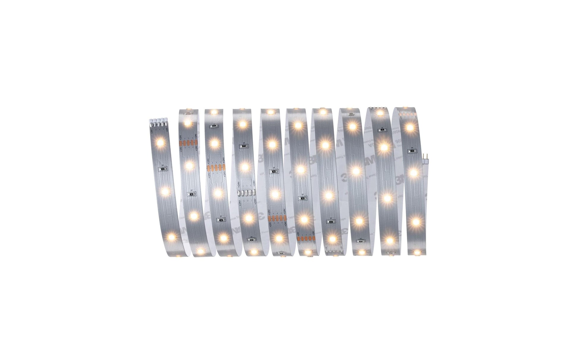 Paulmann LED-Strip MaxLED 250 – Set, 3 m, 900 lm, 12 W, 2700 K, dimmbar, weiss, inkl. Netzteil