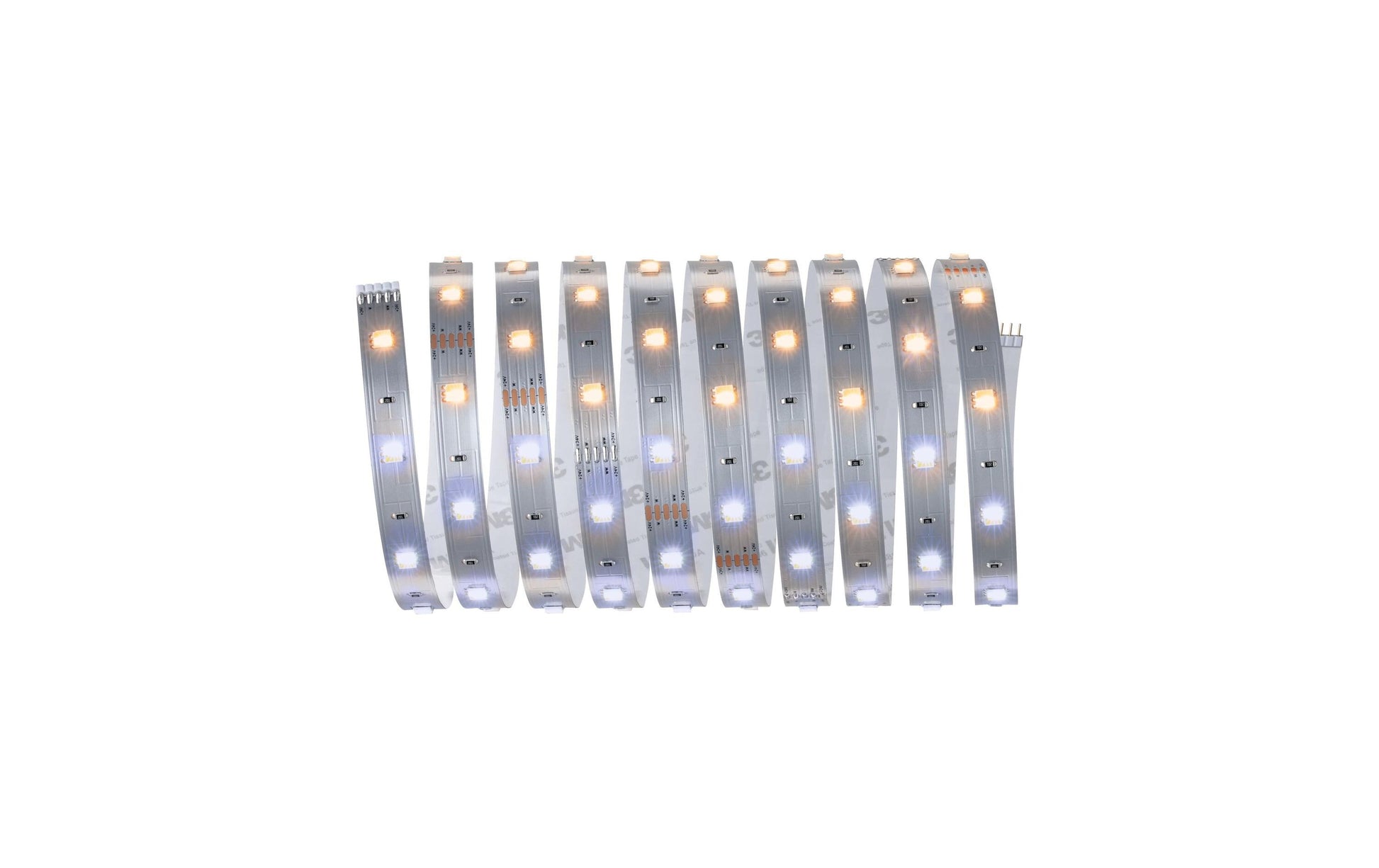 Paulmann LED-Strip MaxLED 250 – Set, 3 m, 810 lm, 11,5 W, 2700–6500 K, dimmbar, weiss, Fernbedienung, Netzteil