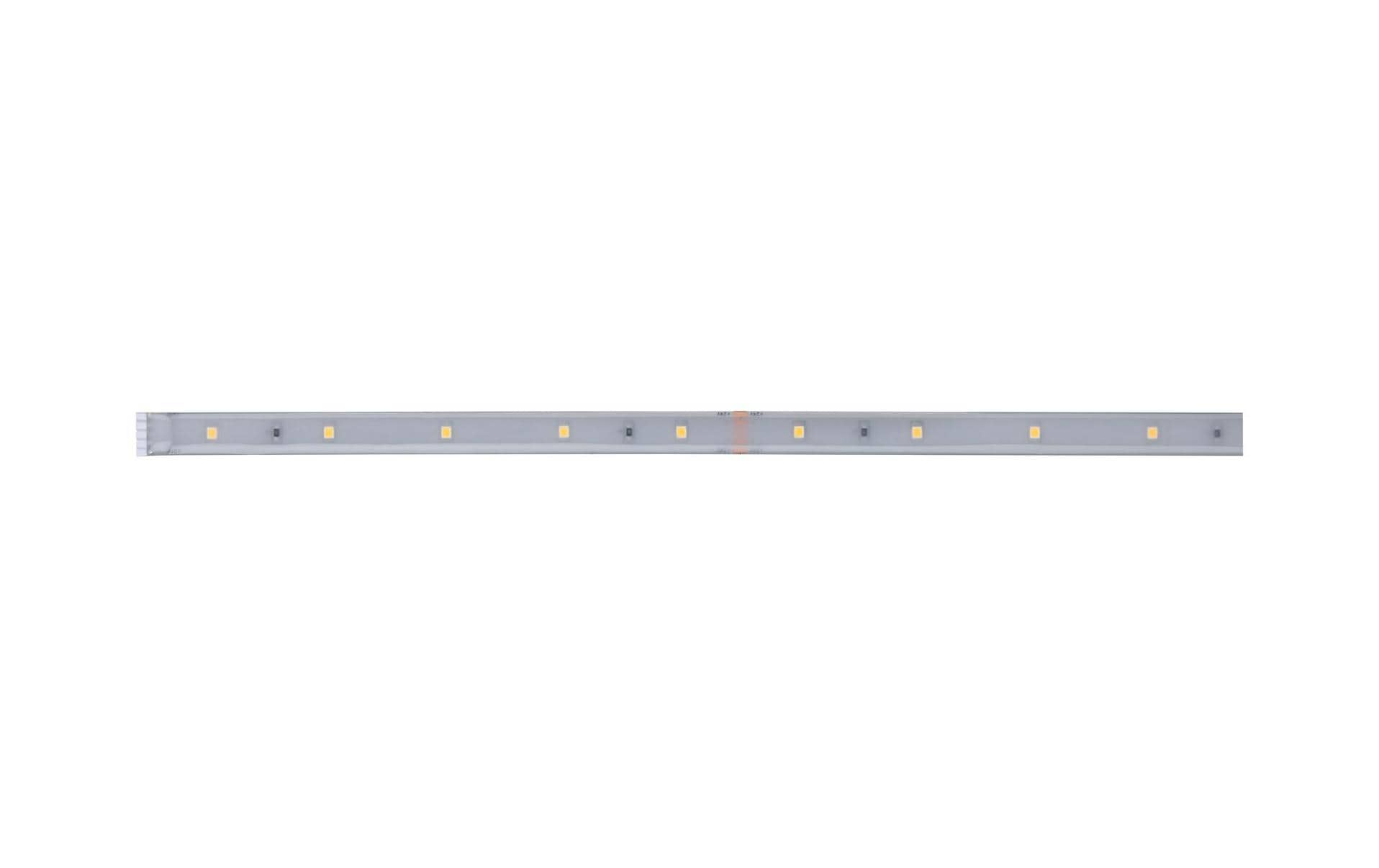 Paulmann LED-Strip MaxLED 250 – 1 m, 300 lm, 4 W, 2700 K, dimmbar, IP44, weiss, festverbaut