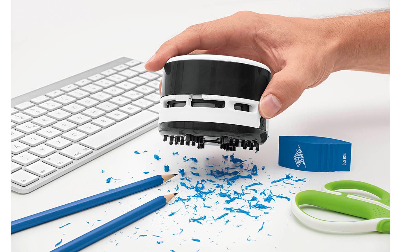 Wedo Mini-Tischstaubsauger – Akku, Ø 85 × 63 mm