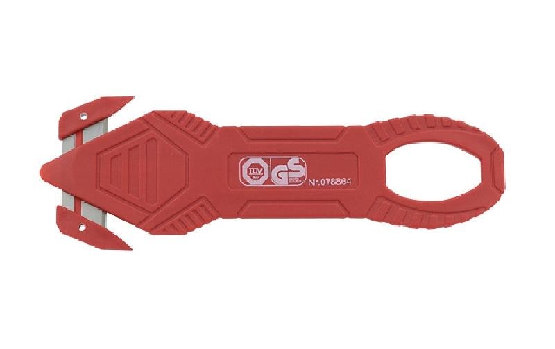 Wedo Sicherheitsmesser, Schnitttiefe 6 mm, einziehbare Klinge, rot