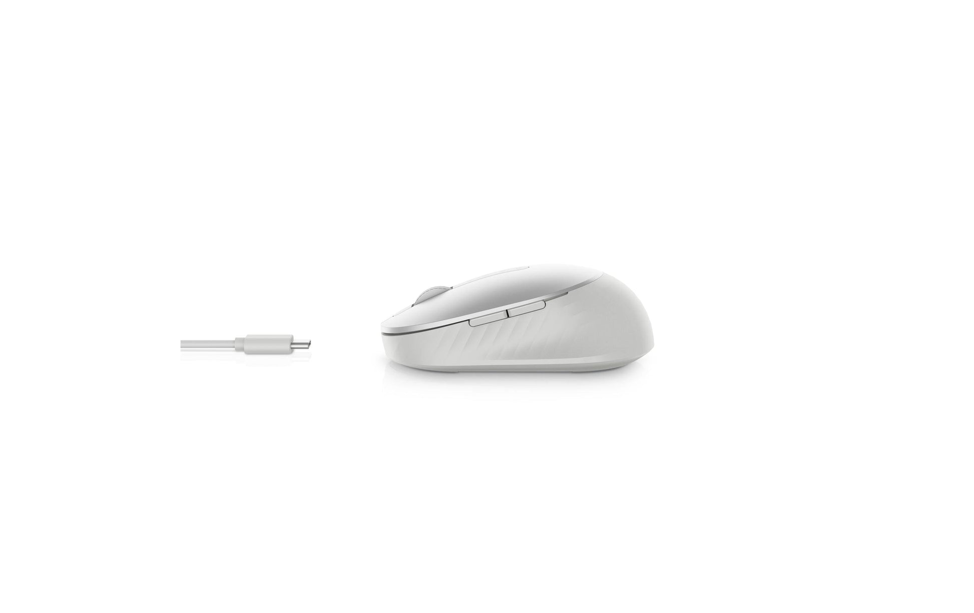Dell MS7421W Business-Maus – kabellos, 1'600 dpi, 7 Tasten, für Rechtshänder, Easy-Switch, silber