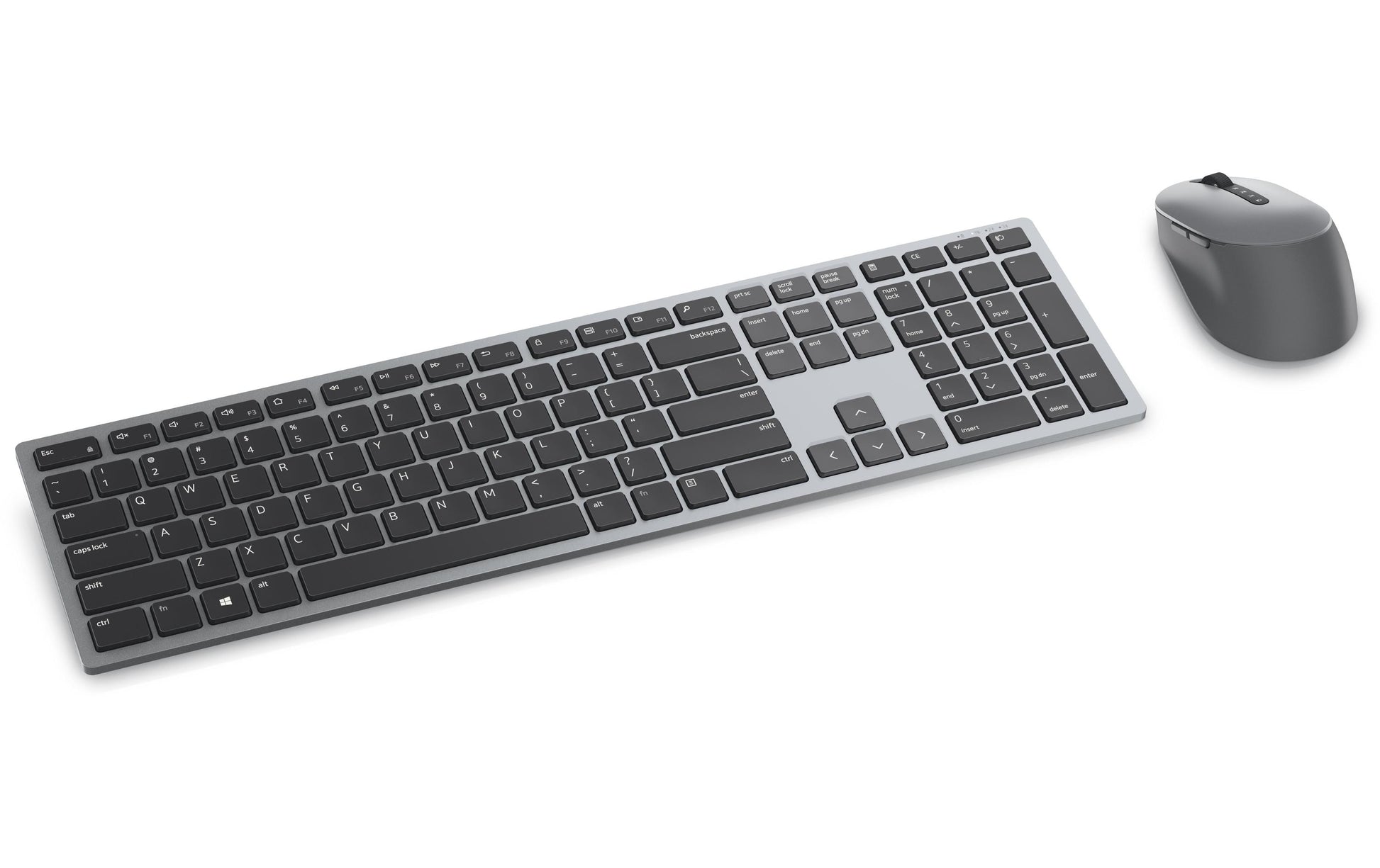 Dell KM7KM7321 – Tastatur, kabellos (2,4 GHz), IT-Layout (IT), Fullsize (mit Ziffernblock), Scherenmechanik